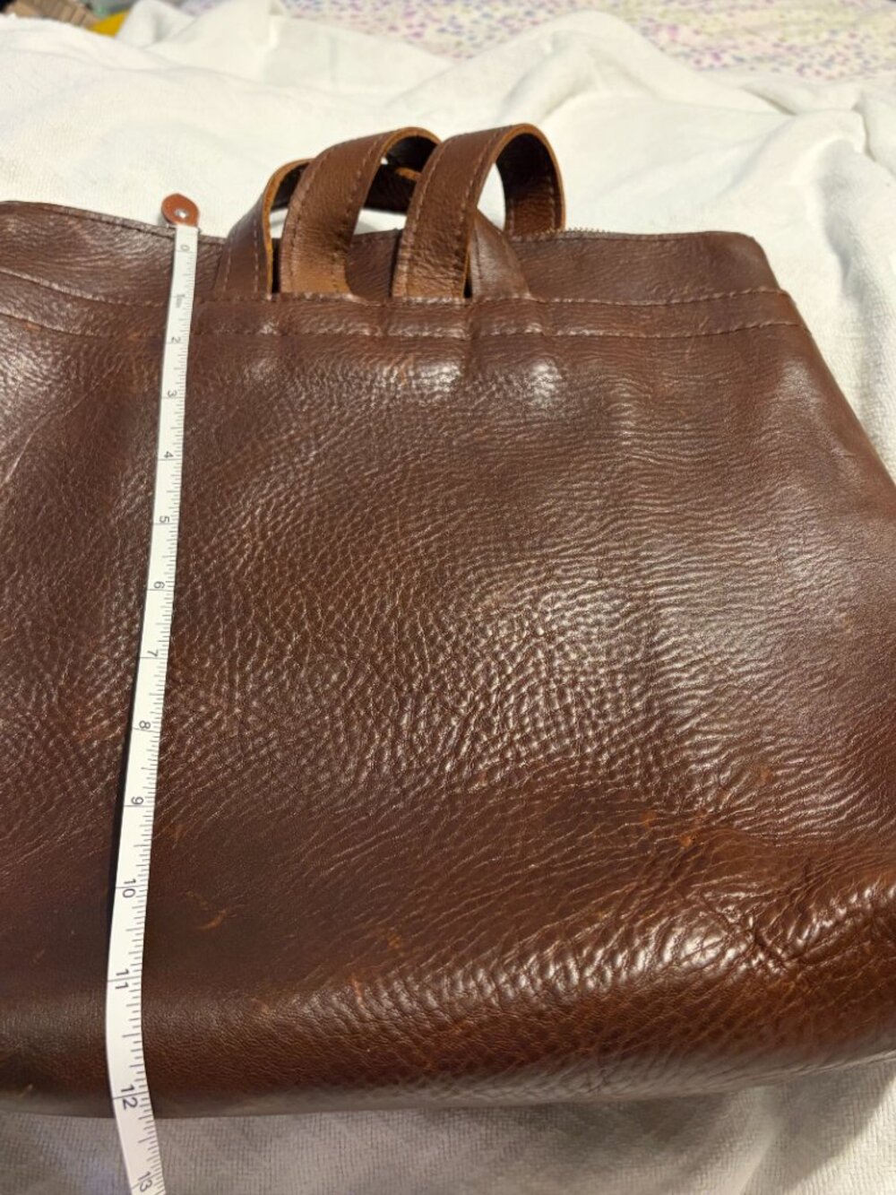 Portland Leather Goods Large Tote Backpack - Picture 3 of 9